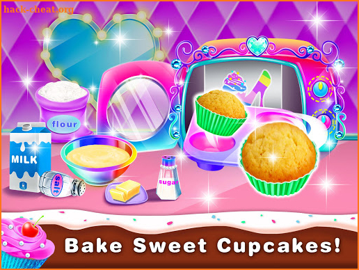 High Heel Cupcake Maker-Bakery Games Free screenshot