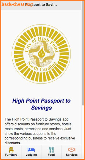 High Point Passport to Savings screenshot