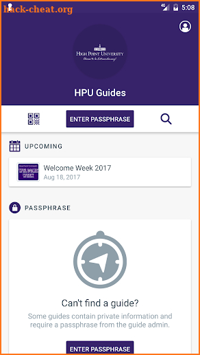 High Point University Guides screenshot