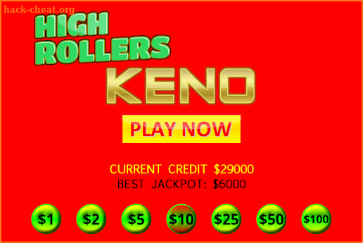 High Rollers KENO screenshot