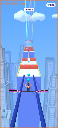 High Run Rush 3d-Fat Pusher Cube Heel screenshot