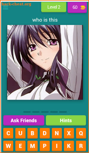 High School DxD quiz screenshot