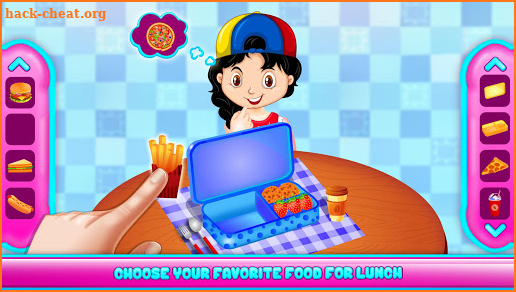 High School Lunch Box Maker screenshot