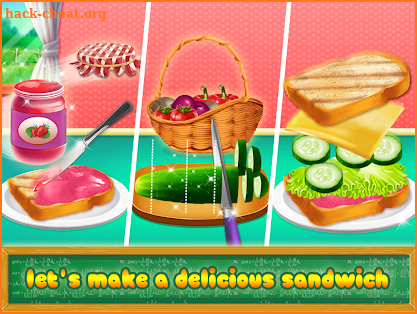 High School Lunchbox Food Chef screenshot