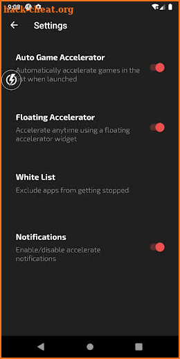 ⚡Game Accelerator : Play games without lag⚡ screenshot