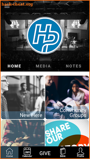 Highland Park Community Church screenshot