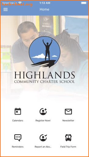 Highlands Community Charter screenshot