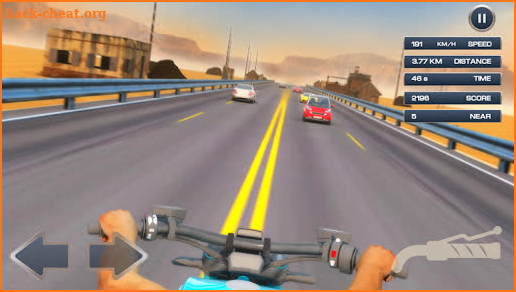 Highway Bike Traffic Drive screenshot