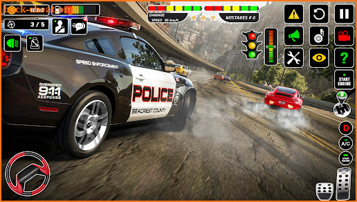 Highway Police Car Chase Games screenshot