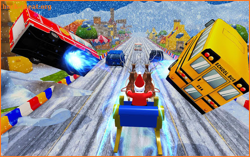 Highway Racing 2019: Santa Christmas Games screenshot