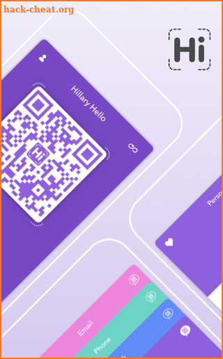 HiHello Contact Exchange screenshot