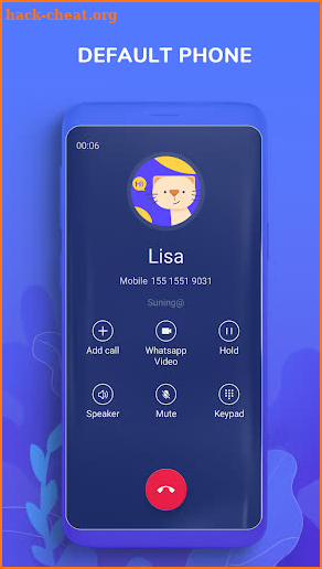 Hii Messenger - SMS emoji, call screen screenshot