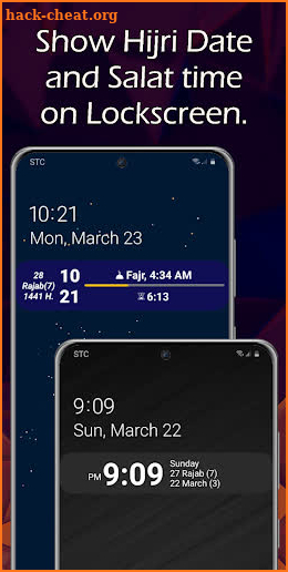 Hijri - Islamic Widget & Fasting & Salat time screenshot