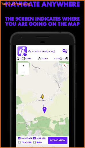 Hike Tracker - Hiking App with GPS navigation screenshot