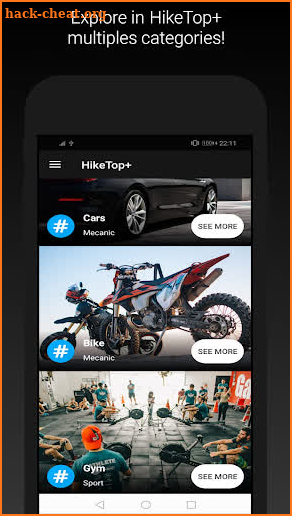 HikeTop+ 🔥😎 - Best Hashtags for Instagram 🔥 screenshot