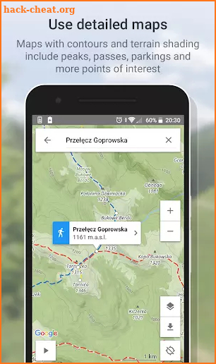 Hiking Map Poland screenshot