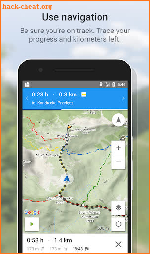 Hiking Map Poland screenshot