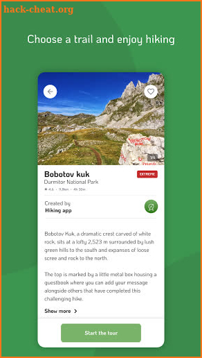 Hiking Montenegro screenshot