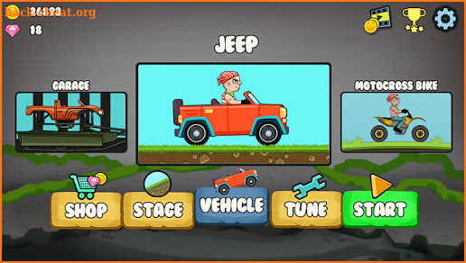 Hill Climb Racing - World Driff screenshot