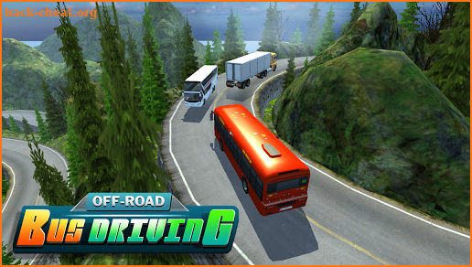 Hill Station Bus Driving Game screenshot