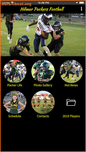 Hilmar Packers Football screenshot