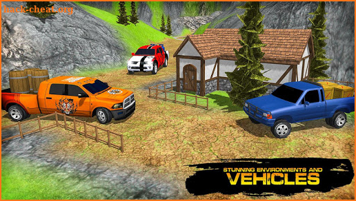 Hilux Offroad Pickup Truck Driving Simulator 3D screenshot