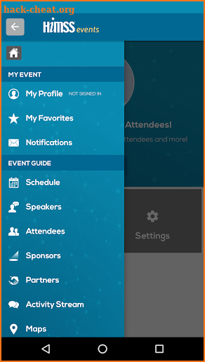 HIMSS Global Events screenshot