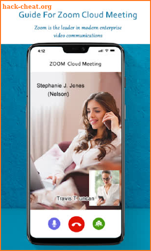 Hint:  ZOOM Cloud Meetings screenshot