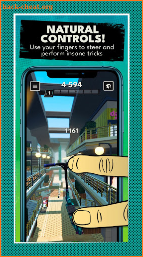 Hints Scooter Touchgrind 3D Extreme screenshot