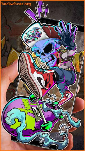 Hip Hop Skull Live Wallpaper Themes screenshot