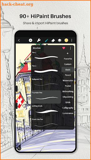 HiPaint - Paint Sketch & Draw screenshot