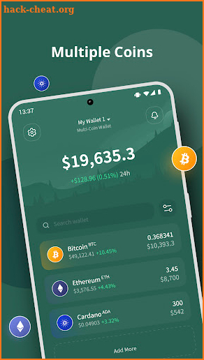 Hippo: Crypto & Bitcoin Wallet screenshot