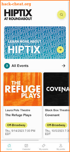 HIPTIX by Roundabout screenshot