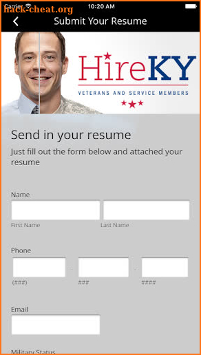 Hire KY screenshot
