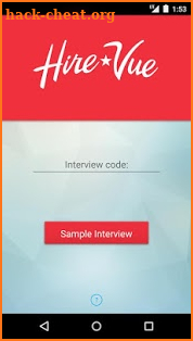 HireVue screenshot