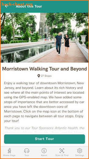 Historic Morristown Tour screenshot