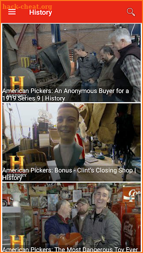 History Channel screenshot