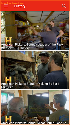 History Channel screenshot