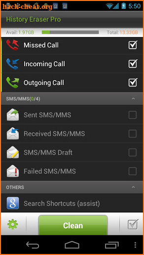 History Eraser Pro - Clean up screenshot