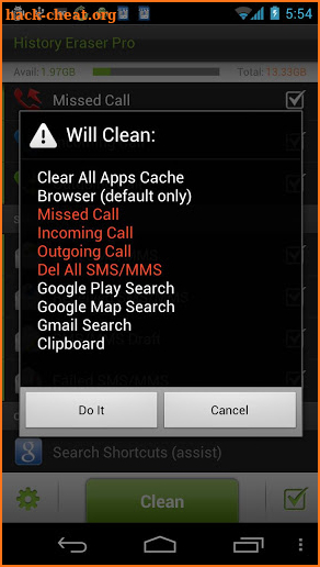 History Eraser Pro - Clean up screenshot