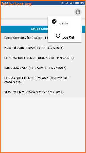 Hitech Customer Portal screenshot