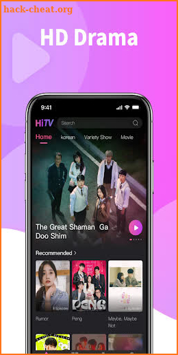 HiTv korean Drama - Shows guia screenshot