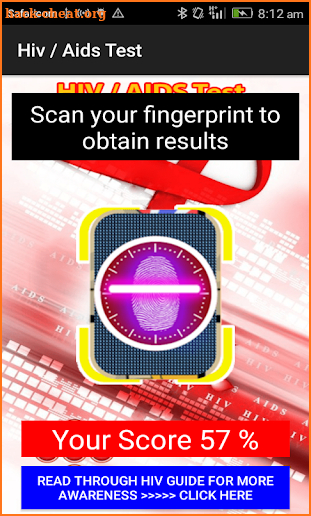 HIV / AIDS Finger Test screenshot