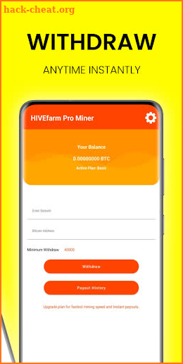 HIVEfarm Pro - Btc Cloud Miner screenshot