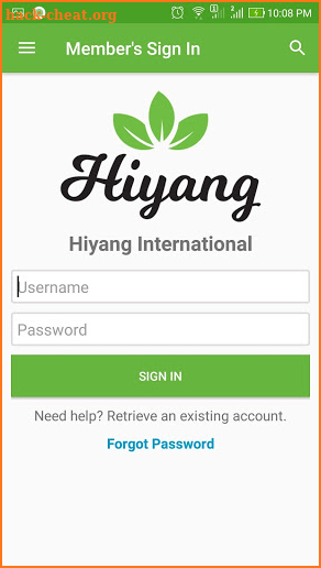 Hiyang international screenshot