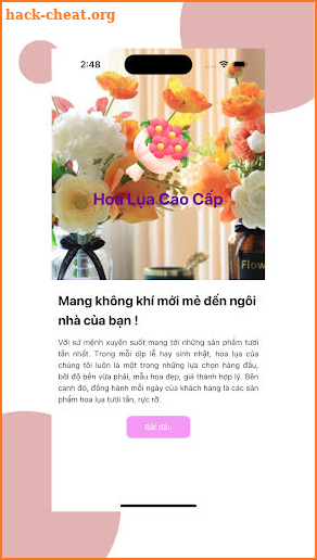 Hoa Lụa Cao Cấp screenshot