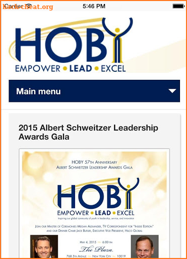 HOBY screenshot