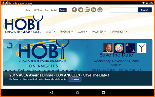 HOBY screenshot