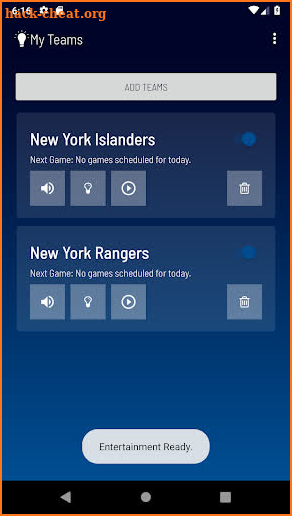 Hockey Lights for Philips Hue screenshot