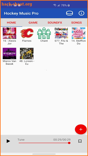 Hockey Music Pro screenshot